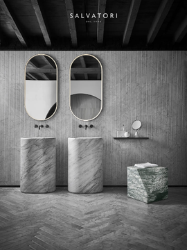 BALNEA - Freestanding marble washbasin by Salvatori - view 3