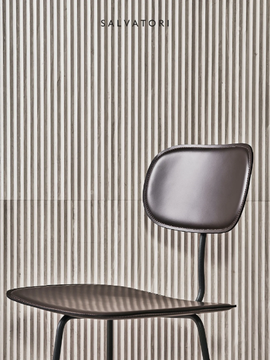 FLIRT - Contemporary style Cuoietto leather chair by Salvatori - view 3