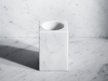 FONTANE BIANCHE - Countertop marble toothbrush holder by Salvatori - view 2