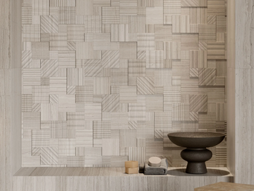 PATCHWORK - Silk Georgette® 3D wall cladding by Salvatori - view 2