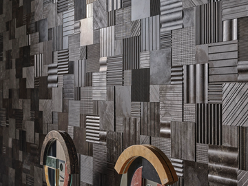 PATCHWORK - Pietra d'Avola 3D wall cladding by Salvatori - view 2