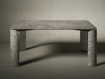TAULA - Square marble table by Salvatori - view 2