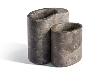 ANIMA - Countertop stone toothbrush holder by Salvatori - view 2