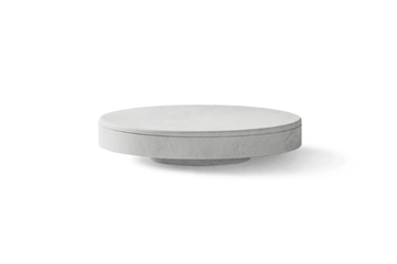 OMPHALOS - Low round stone coffee table by Salvatori - view 3