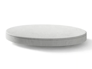 OMPHALOS - Low round stone coffee table by Salvatori - view 2