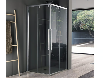 ACRUX - Crystal shower cabin with hinged door by Samo - view 2