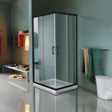 CEE ART - Corner rectangular shower cabin with sliding door by Samo - view 3