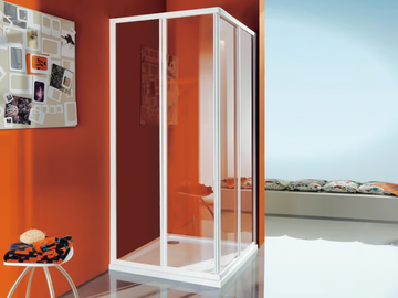 CIAO - Corner shower cabin with tray with sliding door by Samo - view 2