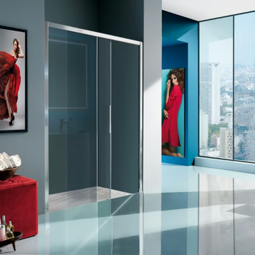 EUROPA SP - Niche shower cabin with sliding door by Samo - view 3