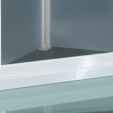 EUROPA - Niche shower cabin with folding door by Samo - view 3