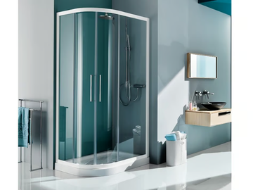 EUROPA - Rectangular shower cabin with sliding door by Samo - view 2