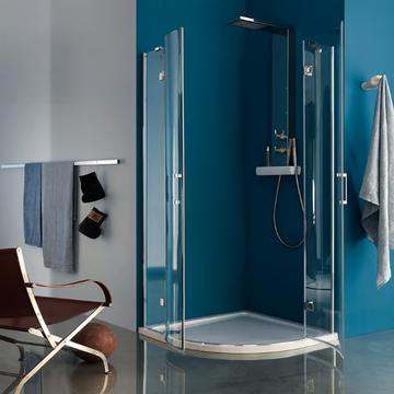 GRAND POLARIS - Semicircular shower cabin with hinged door by Samo - view 3