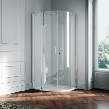 POLARIS - Corner semicircular tempered glass shower cabin by Samo - view 3