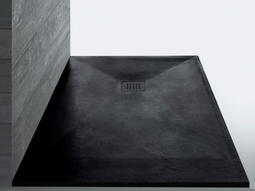 STONEFIT - Black custom shower tray by Samo - view 2