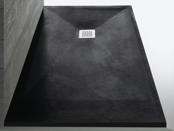 STONEFIT - Black custom shower tray by Samo - view 3