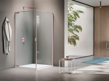 PYXIS - Pivoting hinged door only for corner with fixed wall by Samo - view 2