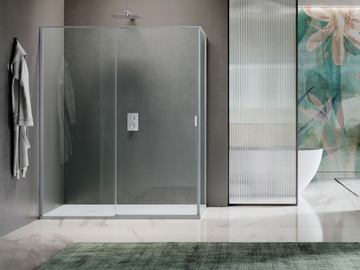 PYXIS - Two-leaf sliding door only for corner with fixed wall by Samo - view 2