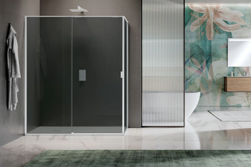 PYXIS - Two-leaf sliding door only for corner with fixed wall by Samo - view 3