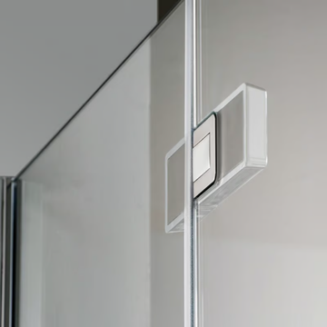 ZENITH - Niche tempered glass shower cabin with hinged door by Samo - view 3