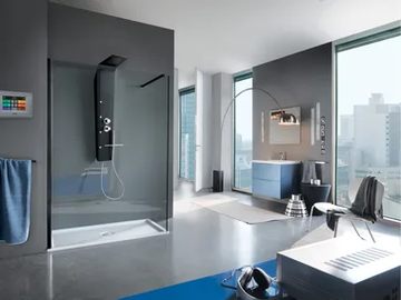 OPEN SHOT - Rectangular Walk in shower by Samo - view 2