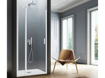 POLARIS - Niche tempered glass shower cabin with hinged door by Samo - view 2