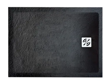 STONE - Black stone shower tray by Samo - view 2