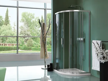CEE ART - Semicircular tempered glass shower cabin with sliding door by Samo - view 2