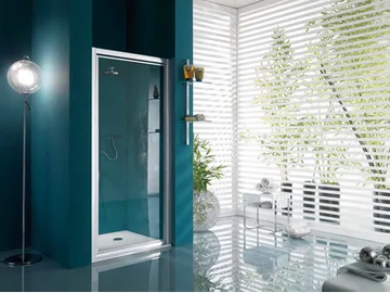 AMERICA - Niche shower cabin with hinged door with tray by Samo - view 2