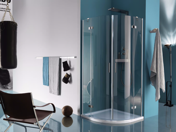 GRAND POLARIS - Semicircular shower cabin with hinged door by Samo - view 2