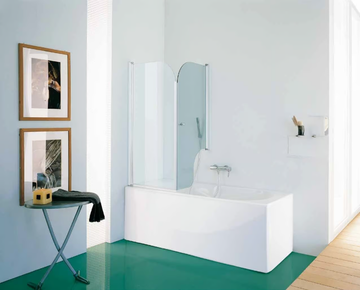 Bathtub wall panel - Glass bathtub wall panel by Samo - view 3