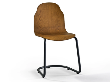 BODY - Cantilever wooden chair by Sancal - view 2