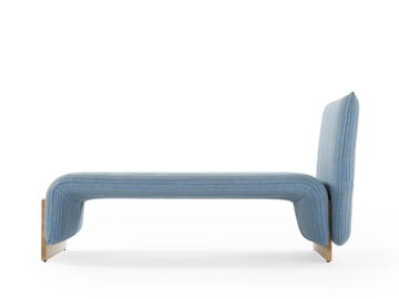 DIWAN - Upholstered chaise longue by Sancal - view 3