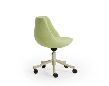 MAGNUM - Swivel fabric chair with 5-spoke base by Sancal - view 3