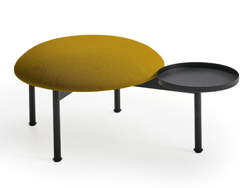 MEETING POINT - Round fabric pouf by Sancal - view 3
