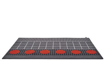 MIND THE GAP - Rectangular wool rug by Sancal - view 3