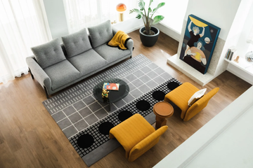 MOMIC - 3 seater fabric sofa by Sancal - view 3