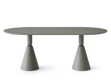 PION FRESNO - Oval wooden table by Sancal - view 2