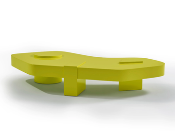 BOLD - Low wooden coffee table for living room by Sancal - view 3