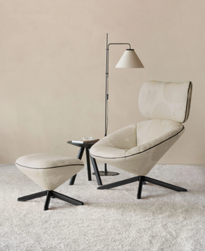 TORTUGA - Fabric armchair with headrest with 4-spoke base by Sancal - view 3