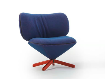 MINI TORTUGA - With 4-spoke base fabric easy chair by Sancal - view 2