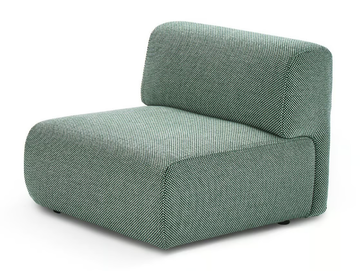 DUO MINI - Modular cotton armchair by Sancal - view 2