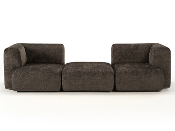DUO MINI - Modular sectional cotton sofa by Sancal - view 2