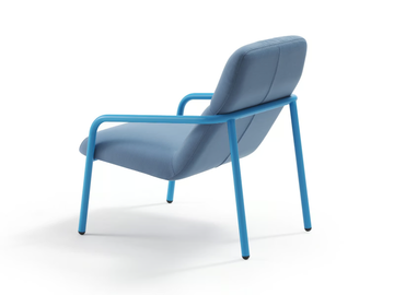 ELLE - Fabric armchair with armrests by Sancal - view 3