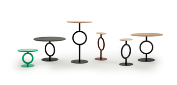 TOTEM - Round MDF and steel table by Sancal - view 3