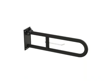 640-SF - U-shaped grab bar with paper holder by Saniline - view 2