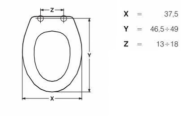 BASIC - Plastic toilet seat by Saniline - view 3