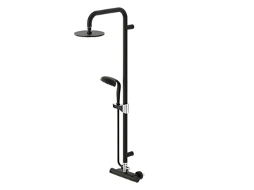 ELEGANCE - Thermostatic shower panel with hand shower by Saniline - view 2