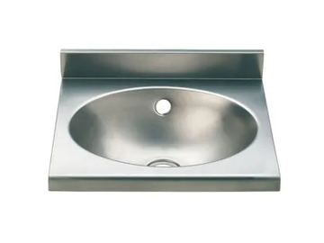 2014 - Oval single stainless steel washbasin by Saniline - view 2