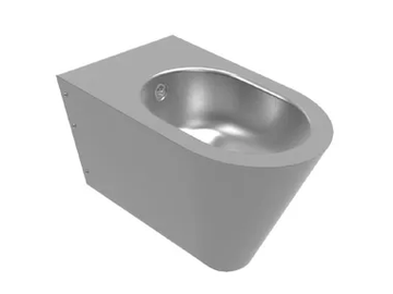 2055 - Wall-hung stainless steel bidet by Saniline - view 2
