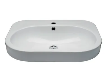 SENIOR 46 - Ceramic washbasin for disabled by Saniline - view 2